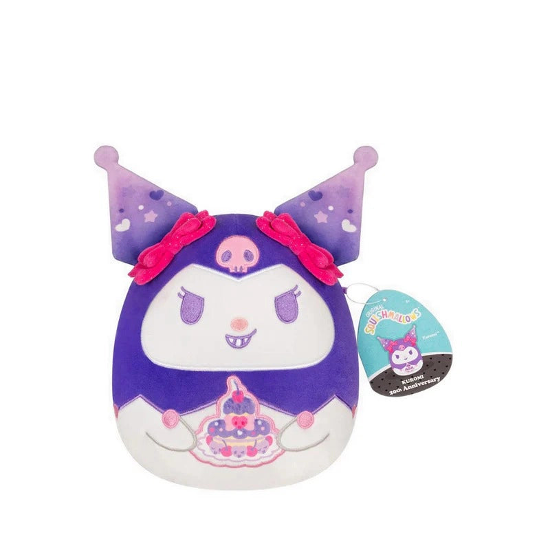 Squishmallows - Little Plush 8" Hello Kitty and Friends- Kuromi Holding Cherry Cake | 1-6Y