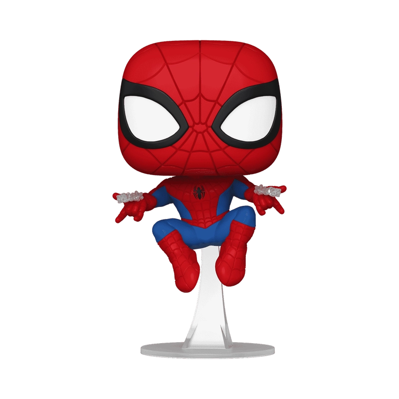 Funko - Pop! Marvel: Spider-Man- Spiderman (Swinging) (Exclusive) | 3Y+