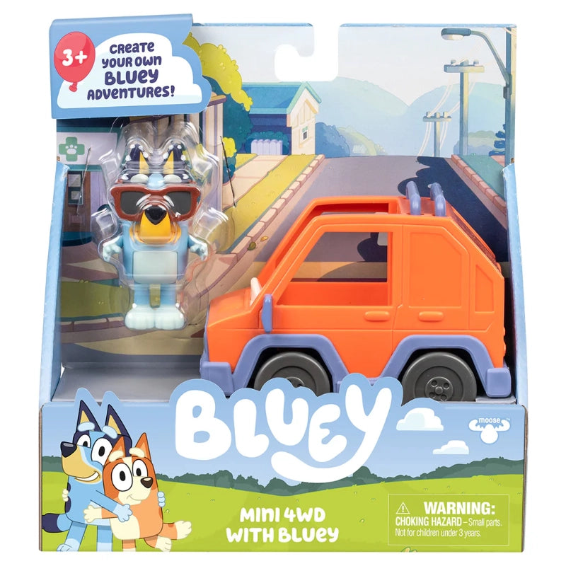 Bluey - سيارة دفع رباعي مع Bluey S13 | 3 سنوات فما فوق Bluey - سيارة دفع رباعي مع Bluey S13 | 3 سنوات فما فوق