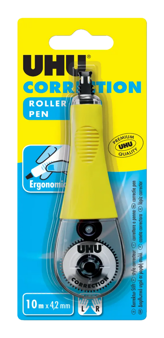 UHU Correction Roller Pen 10m blister pack