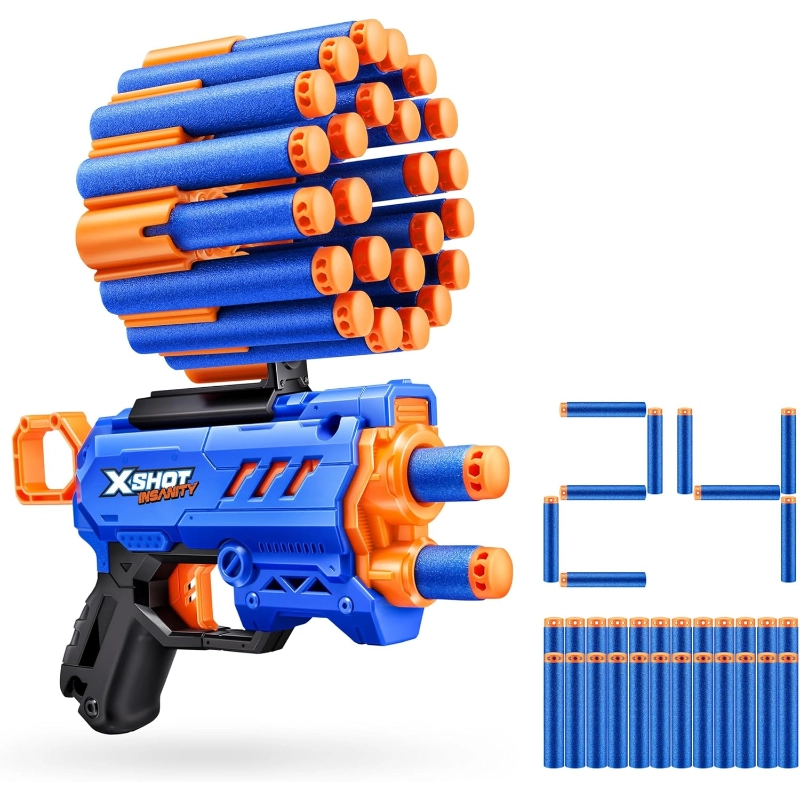 X-Shot - Insanity Micro Blaster Series 1 (24 Darts) | 8Y+