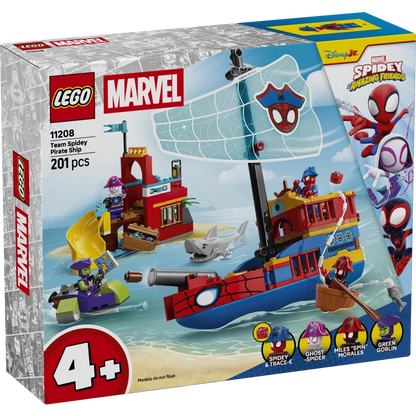 Lego - Team Spidey Pirate Ship 201 Pcs 4Y+ — BambiniJO Jordan