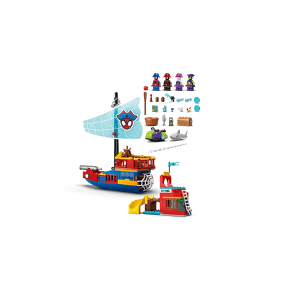 Lego - Team Spidey Pirate Ship 201 Pcs 4Y+ — BambiniJO Jordan