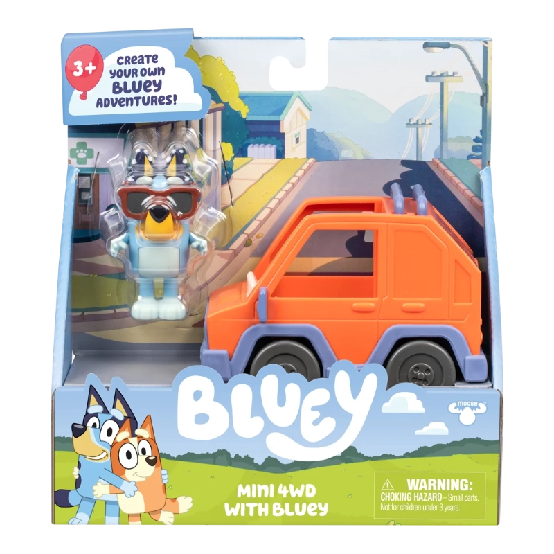 Bluey - سيارة دفع رباعي مع Bluey S13 | 3 سنوات فما فوق Bluey - سيارة دفع رباعي مع Bluey S13 | 3 سنوات فما فوق
