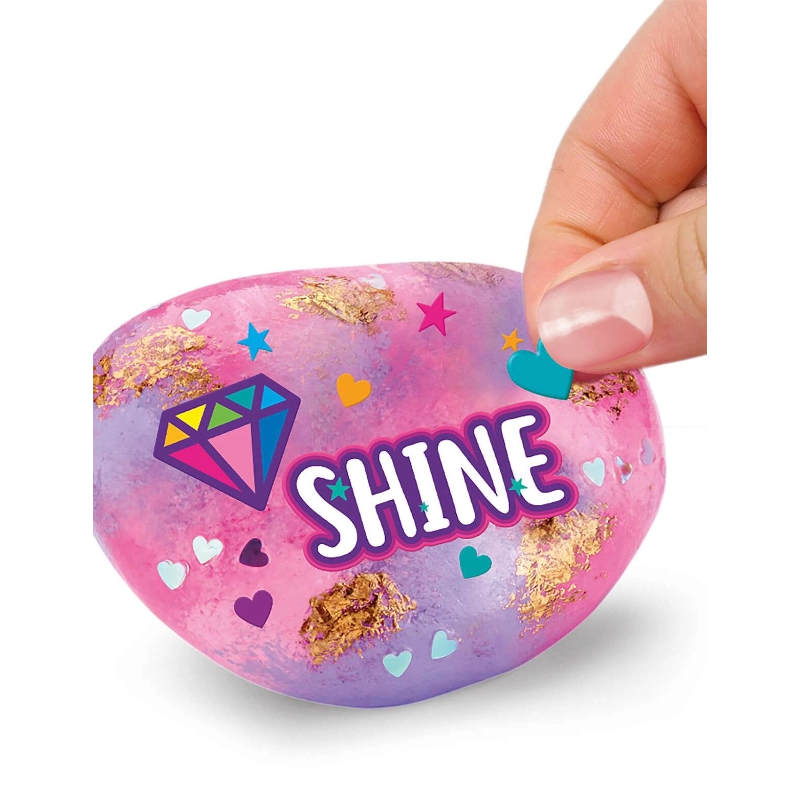Cra-Z-Art - Shimmer 'n Sparkle Inspirational Rock Art | 8Y+ Cra-Z-Art - Shimmer 'n Sparkle Inspirational Rock Art | 8Y+