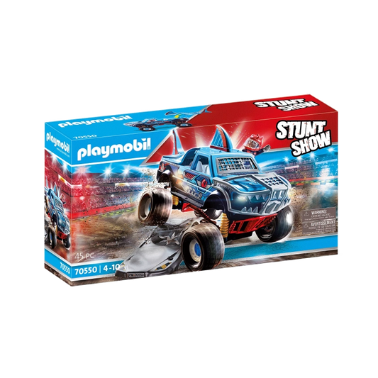Playmobil - Stunt Show Shark Monster Truck- 45 Pcs | 4Y+