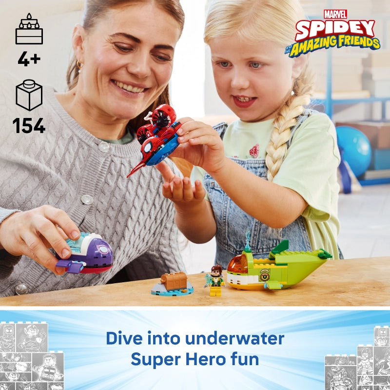Lego - Spidey: Underwater Vehicles 154 Pcs 4Y+ — BambiniJO Jordan
