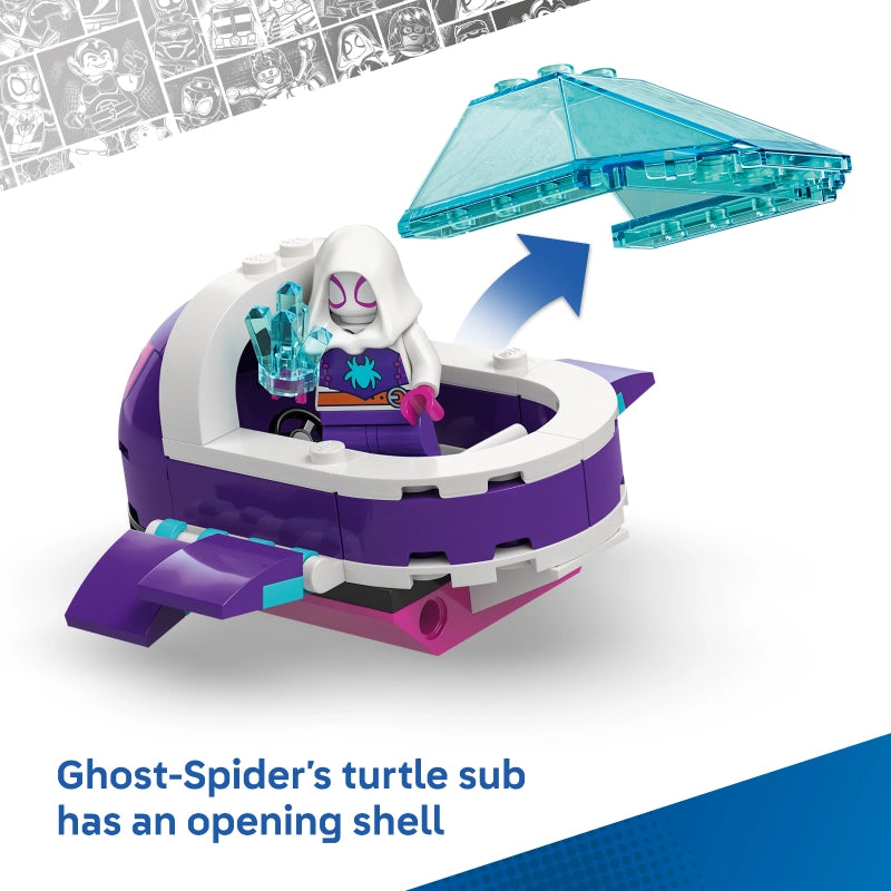 ليغو - سبايدي: مركبات تحت الماء | 154 قطعة | 4 سنوات فأكثر ليغو - سبايدي: مركبات تحت الماء | 154 قطعة | 4 سنوات فأكثر
