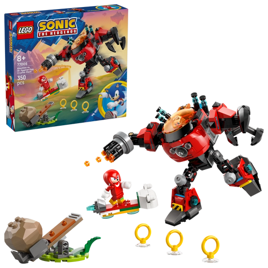 Lego - Knuckles vs. Dr. Eggman Egg Crusher Mech 350 Pcs 8Y+ — BambiniJO Jordan