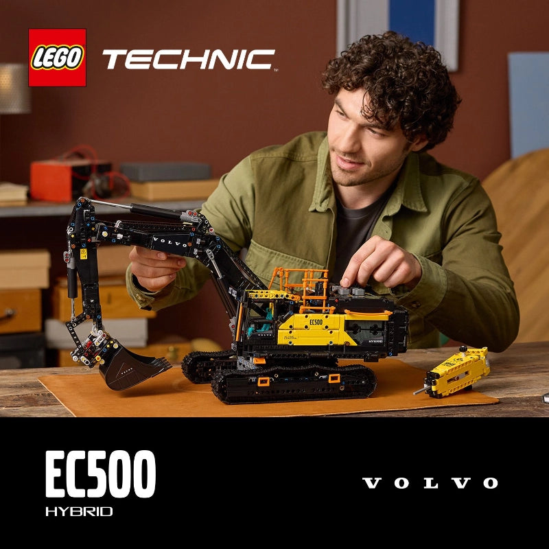 ليغو - حفّارة فولفو EC500 الهجينة | 2359 قطعة | 18 سنة فأكثر ليغو - حفّارة فولفو EC500 الهجينة | 2359 قطعة | 18 سنة فأكثر