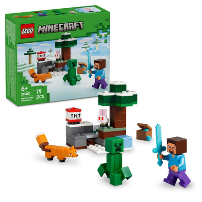 Lego - Steve's Taiga Adventure 79 Pcs 6Y+ — BambiniJO Jordan