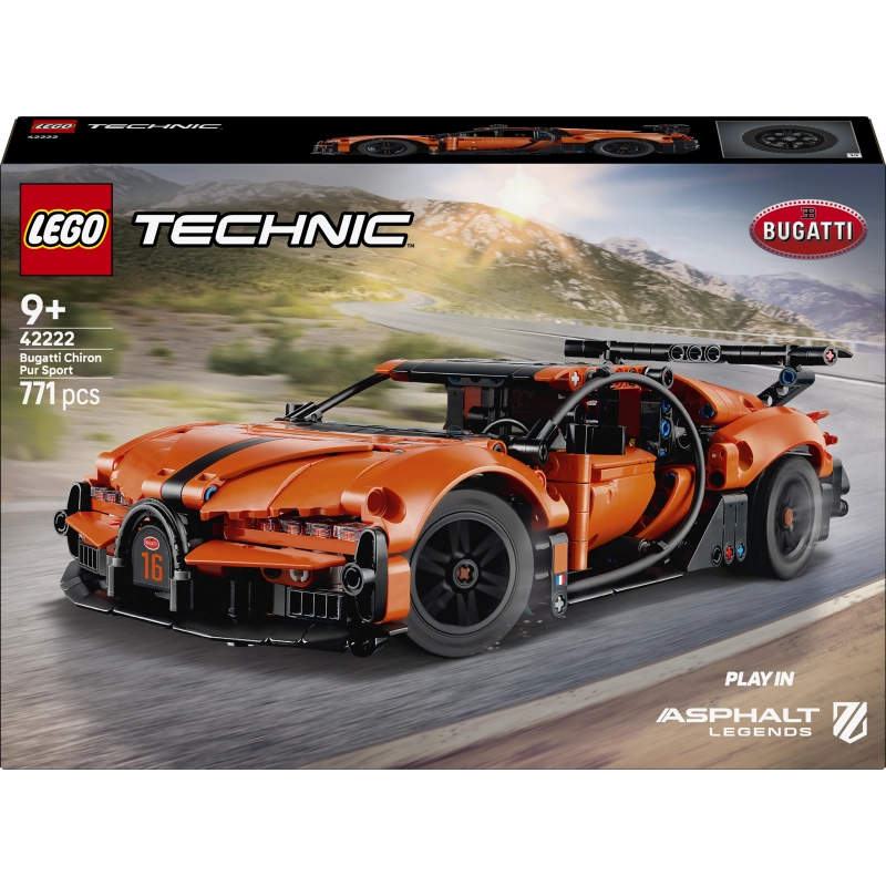 Lego - Bugatti Chiron Pur Sport Hypercar | 771 Pcs | 9Y+ Lego - Bugatti Chiron Pur Sport Hypercar | 771 Pcs | 9Y+