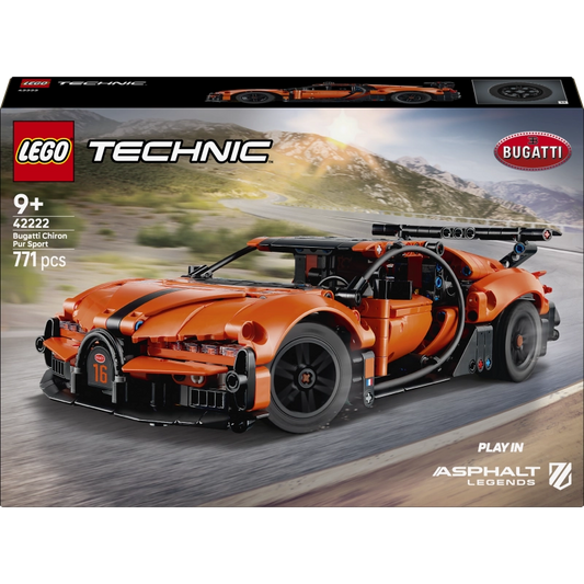 Lego - Bugatti Chiron Pur Sport Hypercar 771 Pcs 9Y+ — BambiniJO Jordan