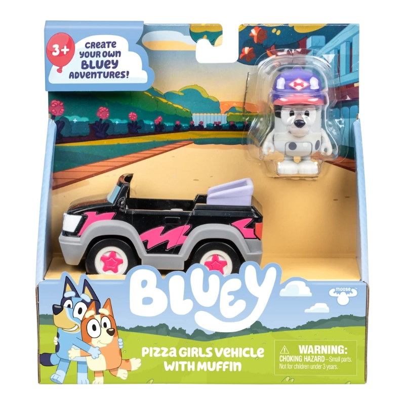 Bluey - مركبة بيتزا جيرلز مع مافن الموسم 13 | 3 سنوات فما فوق Bluey - مركبة بيتزا جيرلز مع مافن الموسم 13 | 3 سنوات فما فوق