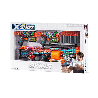 X-Shot - Skins Mix Combo Pack Last Stand And 2Pk Flux 8Y+