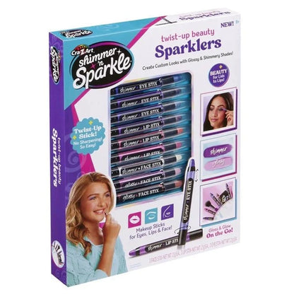 Cra-Z-Art - Shimmer 'n Sparkle Twist Up Beauty Sparklers | 8Y+