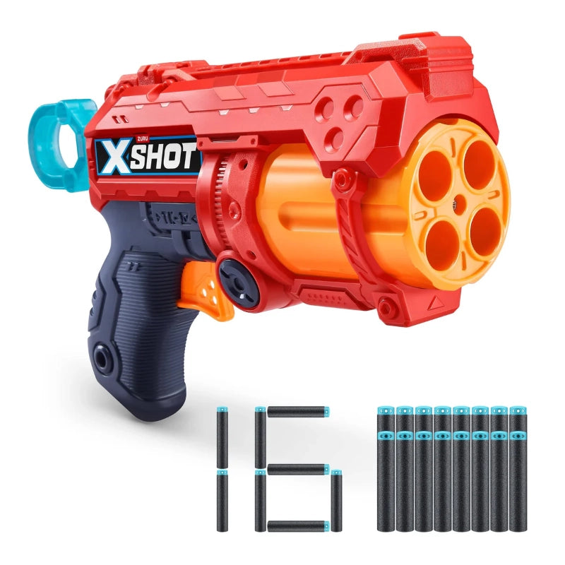 X-Shot - Excel Fury 4 Blaster Series 1 (16 Darts) | 8Y+