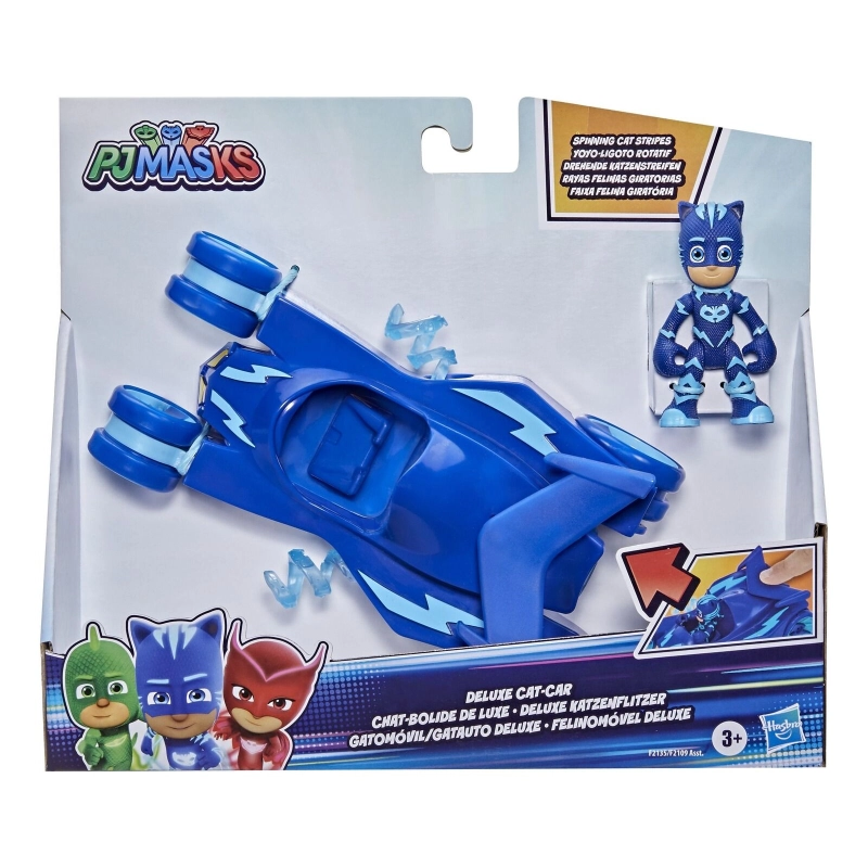 PJ Masks - Catboy Deluxe Vehicle Cat-Car with Catboy Figure | 3Y+