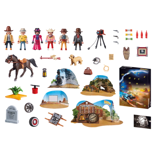 Playmobil - Advent Calendar Back to the Future Part 3- 75 Pcs | 5Y+ — BambiniJO Jordan