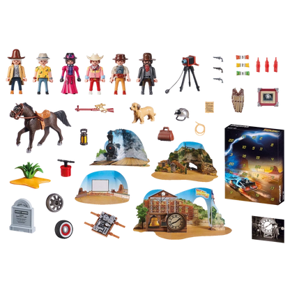 Playmobil - Advent Calendar Back to the Future Part 3- 75 Pcs | 5Y+