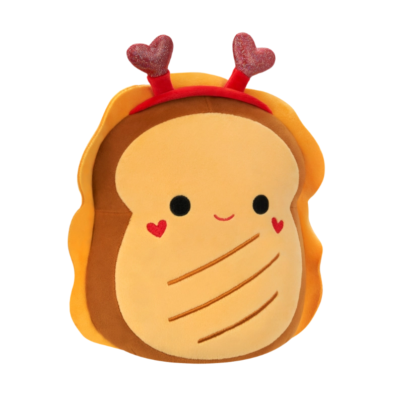 Squishmallows - Little Plush 5" Lil Gouda the Grilled Cheese with Heart Headband and Heart Cheeks | 1-6Y