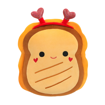 Squishmallows - Little Plush 5" Lil Gouda the Grilled Cheese with Heart Headband and Heart Cheeks | 1-6Y