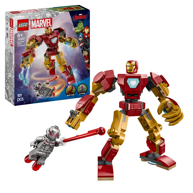 Lego - Iron Man Mech vs. Ultron 101 Pcs 6Y+ — BambiniJO Jordan