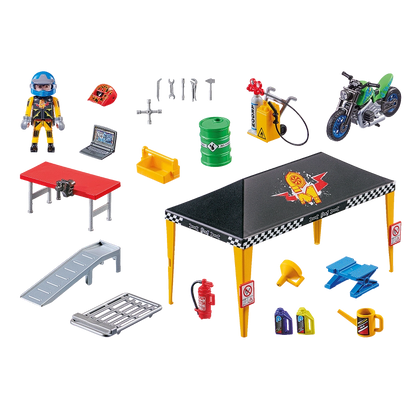 Playmobil - Stunt Show Service Tent- 49 Pcs | 4Y+