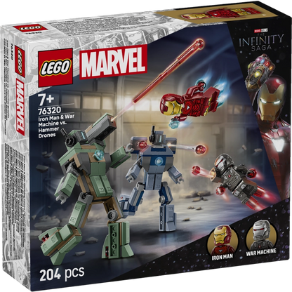 Lego - Iron Man & War Machine vs. Hammer Drones 204 Pcs 7Y+ — BambiniJO Jordan