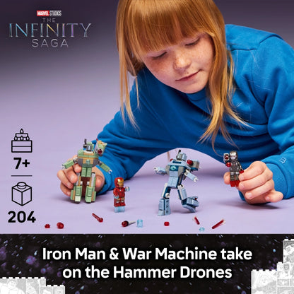 Lego - Iron Man & War Machine vs. Hammer Drones 204 Pcs 7Y+ — BambiniJO Jordan