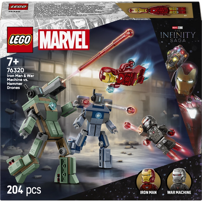 Lego - Iron Man & War Machine vs. Hammer Drones 204 Pcs 7Y+ — BambiniJO Jordan