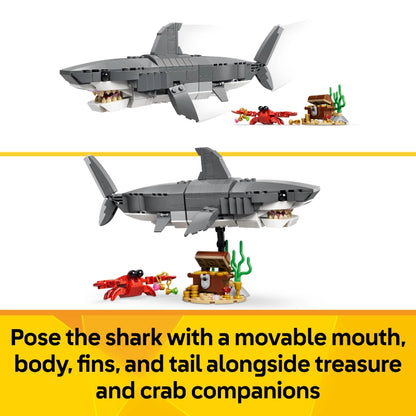 Lego - Fierce Shark with a Treasure Chest 379 Pcs 8Y+ — BambiniJO Jordan