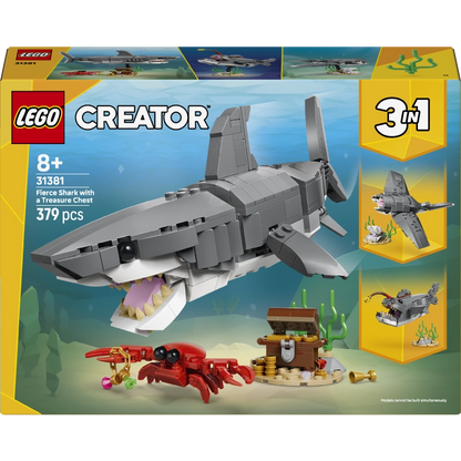 Lego - Fierce Shark with a Treasure Chest 379 Pcs 8Y+ — BambiniJO Jordan
