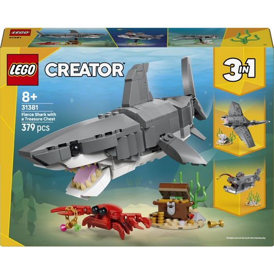 Lego - Fierce Shark with a Treasure Chest 379 Pcs 8Y+ — BambiniJO Jordan