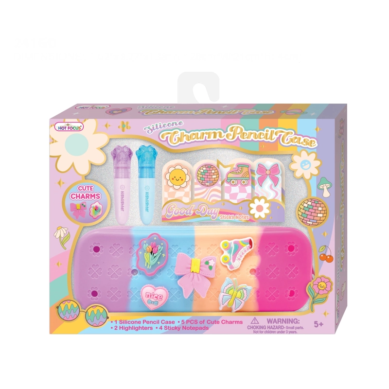 Hot Focus - Charm Pencil Case | Good Day | 5Y+ Hot Focus - Charm Pencil Case | Good Day | 5Y+