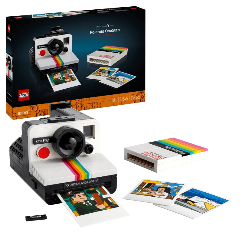 ليغو - كاميرا بولارويد OneStep SX-70 | 516 قطعة | 18 سنة فأكثر ليغو - كاميرا بولارويد OneStep SX-70 | 516 قطعة | 18 سنة فأكثر
