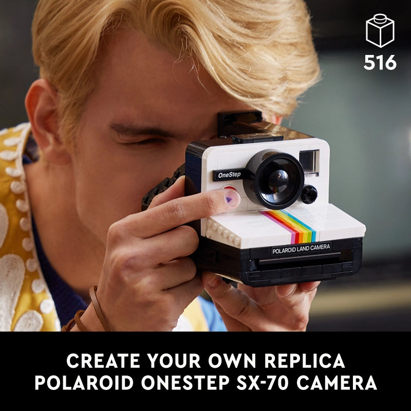 ليغو - كاميرا بولارويد OneStep SX-70 | 516 قطعة | 18 سنة فأكثر ليغو - كاميرا بولارويد OneStep SX-70 | 516 قطعة | 18 سنة فأكثر