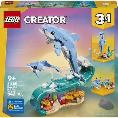 Lego - Sea Animals: Beautiful Dolphins 542 Pcs 9Y+ — BambiniJO Jordan