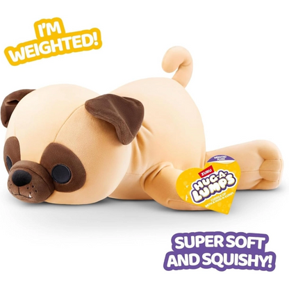 Hug-A-Lumps - 7.8" Medium Pug Stuffed Animal Series 1 | 3Y+