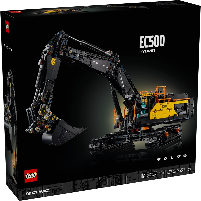 ليغو - حفّارة فولفو EC500 الهجينة | 2359 قطعة | 18 سنة فأكثر ليغو - حفّارة فولفو EC500 الهجينة | 2359 قطعة | 18 سنة فأكثر