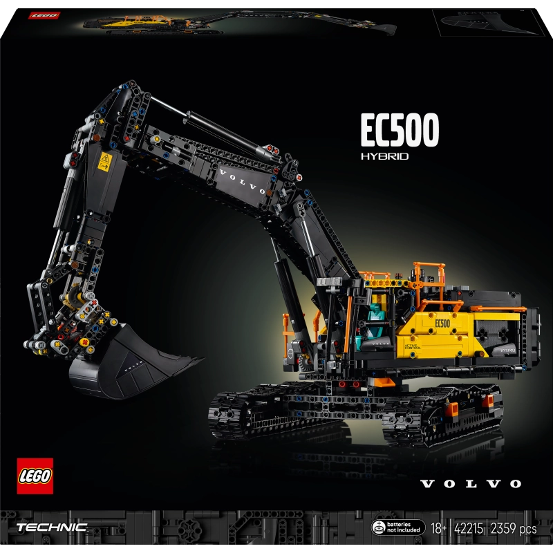 ليغو - حفّارة فولفو EC500 الهجينة | 2359 قطعة | 18 سنة فأكثر ليغو - حفّارة فولفو EC500 الهجينة | 2359 قطعة | 18 سنة فأكثر