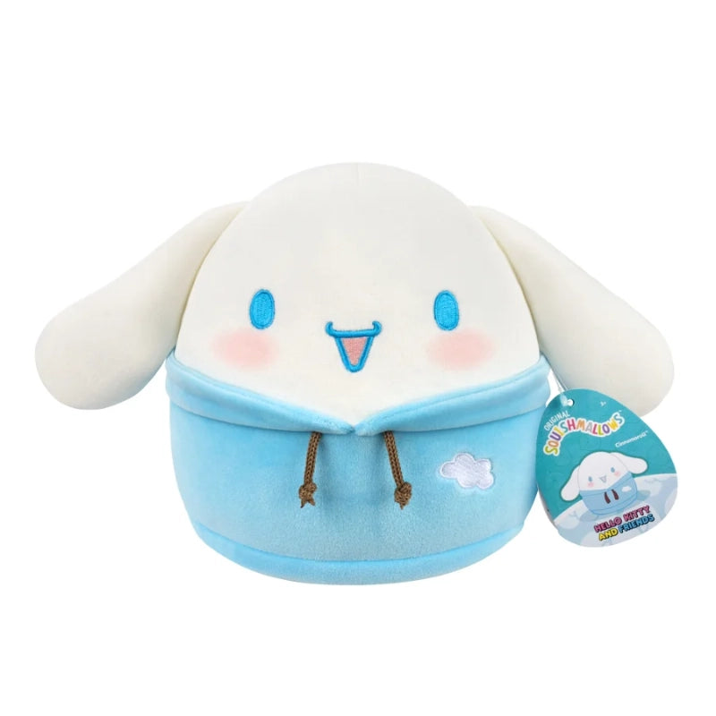 Squishmallows - Little Plush 8" Hello Kitty and Friends- Cinnamoroll in Dabodabo Hoodie | 1-6Y