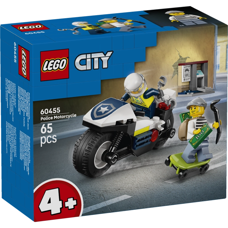 Lego - Police Motorcycle Chase 65 Pcs 4Y+ — BambiniJO Jordan