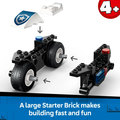 Lego - Police Motorcycle Chase 65 Pcs 4Y+ — BambiniJO Jordan