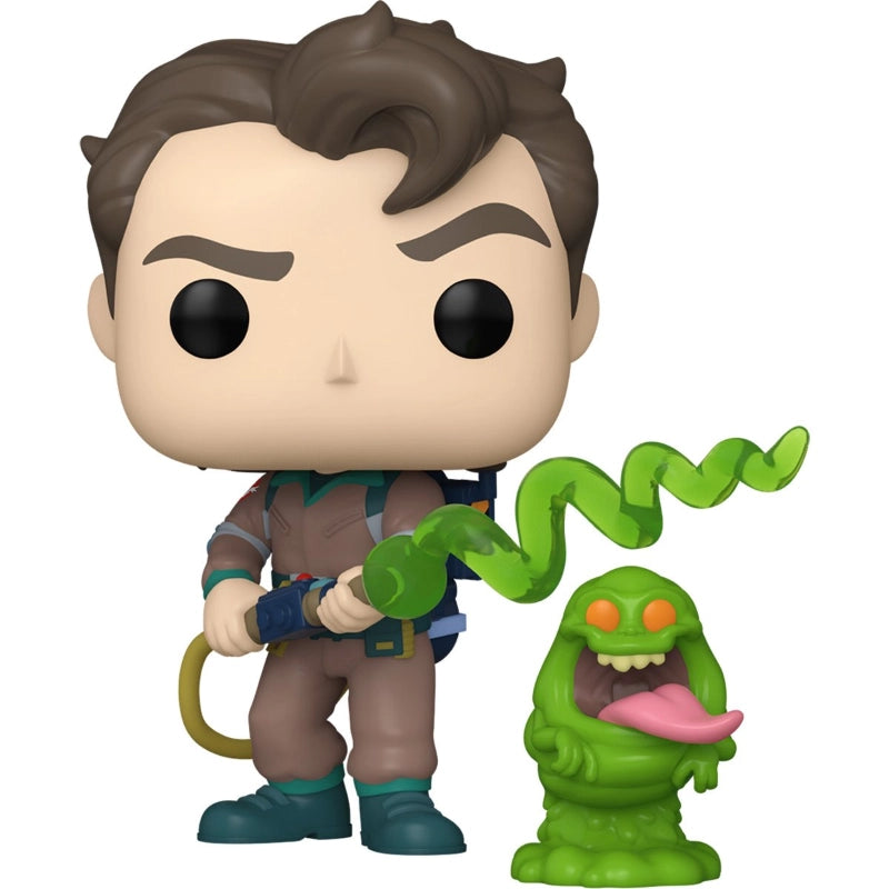 Funko - Pop & Buddy! Animation: The Real Ghostbusters- Venkman with Slimer | 3Y+ Funko - Pop & Buddy! Animation: The Real Ghostbusters- Venkman with Slimer | 3Y+