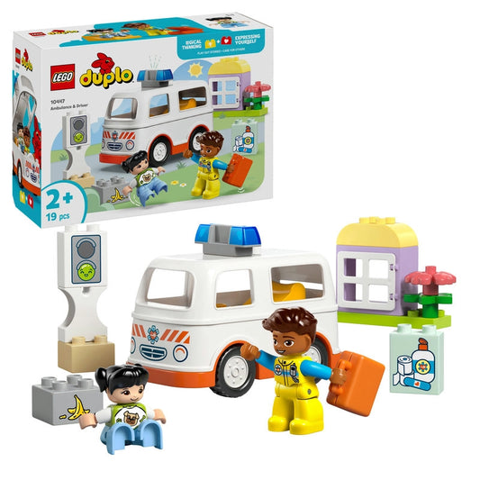 Lego - Ambulance & Driver 19 Pcs 2Y+ — BambiniJO Jordan