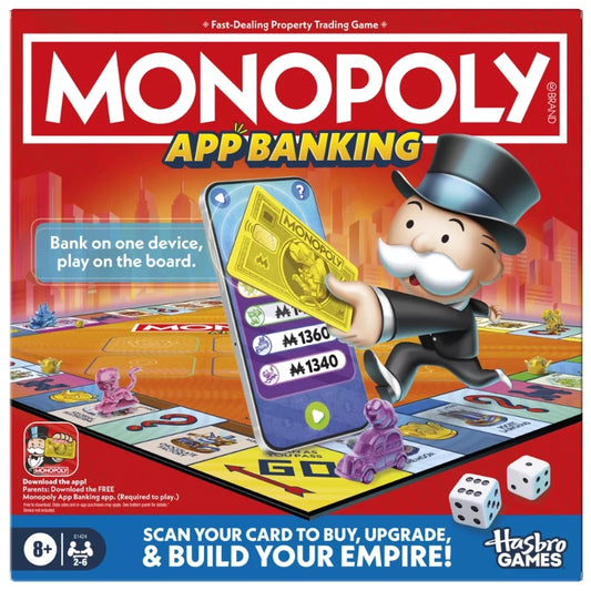 Hasbro Gaming - Monopoly App Banking Board Game | 8Y+