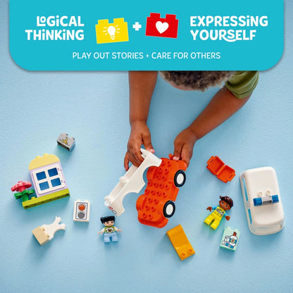 Lego - Ambulance & Driver 19 Pcs 2Y+ — BambiniJO Jordan