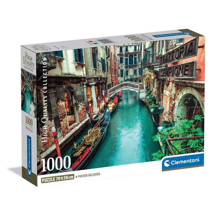 Clementoni Venice Canal 1000 piece jigsaw puzzle box art