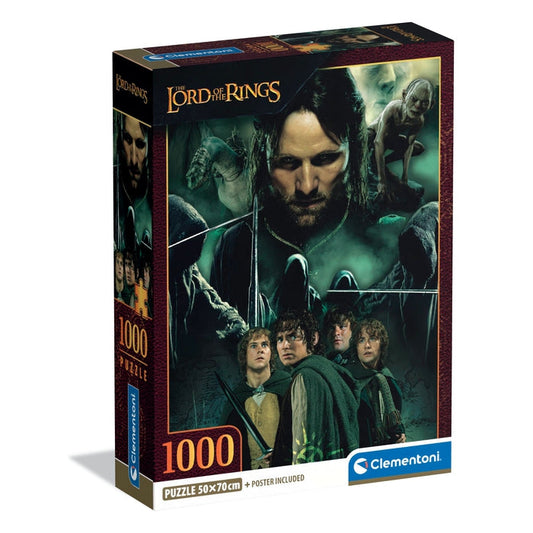 Clementoni The Lord of the Rings 1000pc Compact Jigsaw Puzzle box (Art. 39963)